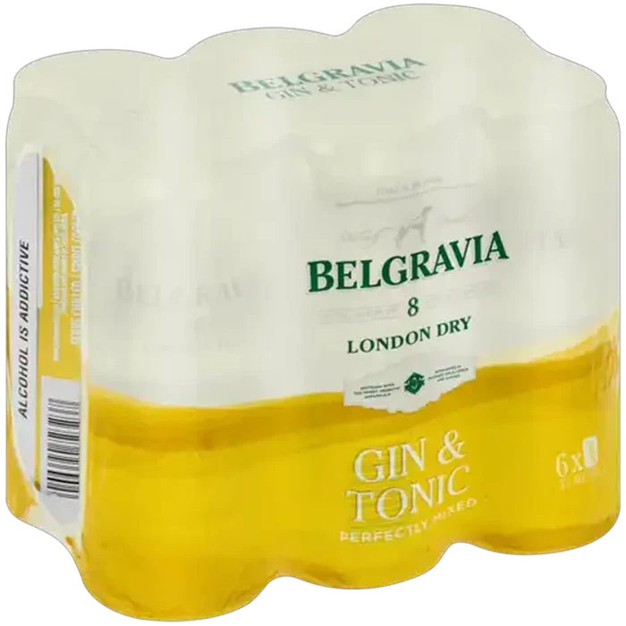 Belgravia 500ml Can Gin and Tonic