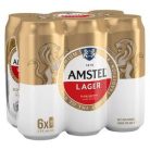 Amstel premium larger Beer 6x500ml Can or Radler Beer