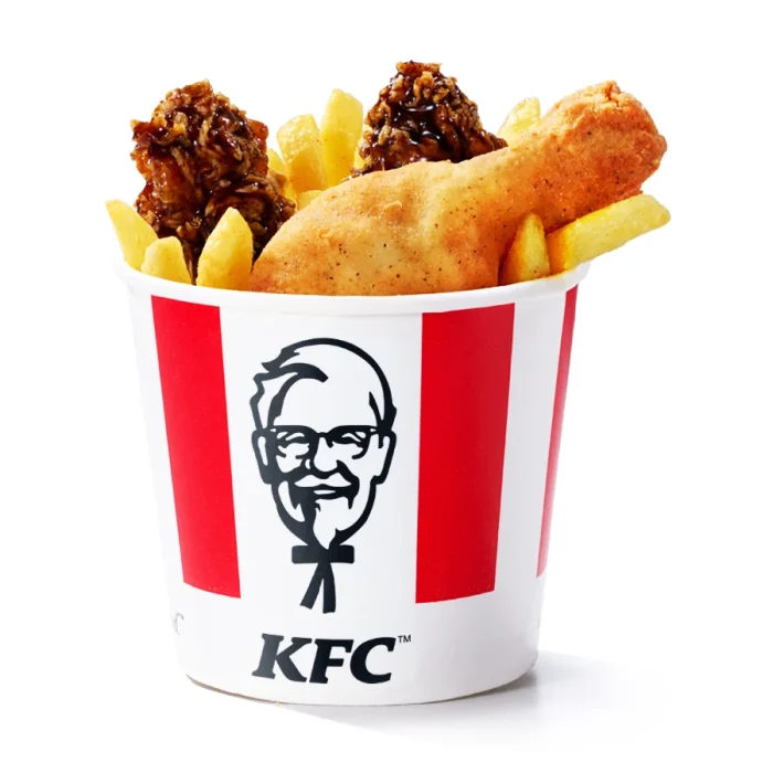 Bucket for 1 Dunked Strips and Chicken Piece