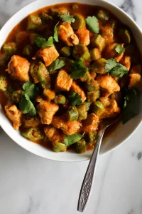Chicken Bhindi (Okra)