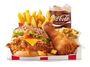 Fully Loaded Box Lrg (With Zinger Burger)