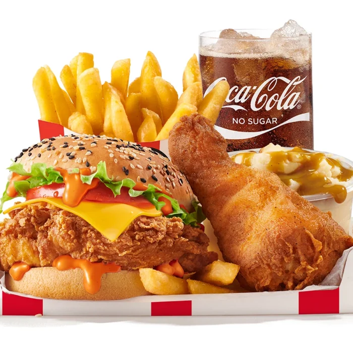 Fully Loaded Box Lrg (With Zinger Burger)