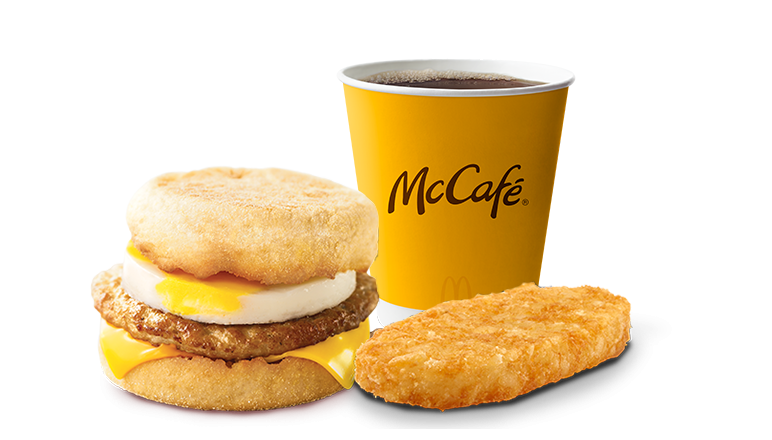 Sausage McMuffin® with egg Meal Sausage McMuffin® with egg Meal