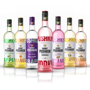 count Pushkin Premium Vodka 750ml 'All flavours"