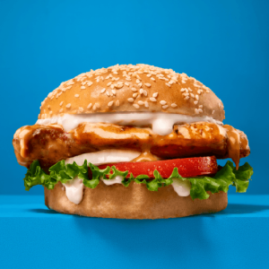 Chicken Burger Chicken Fillet, Tomato, Onion, Lettuce & Mayo