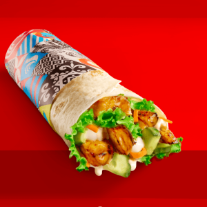 Chicken Wrap Chicken Strips & Salad