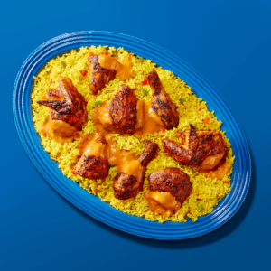 Full Chicken Paella 8 Pieces of Sprinkle Chicken, Basting Sauce & Jumbo Rice
