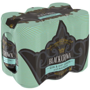 barkeeper-10580-Black_Crown_Gin__Dry_Lemon_With_Marula_440ml_6_pack